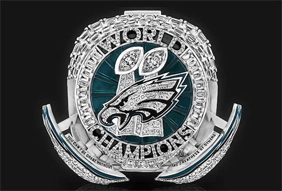 Philadelphia Eagles Unveil Super Bowl LIX Rings With First-Ever Pop-Out Wings