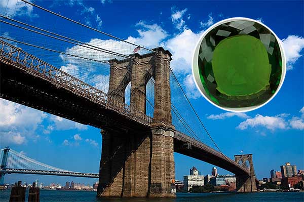 World’s Largest Faceted Peridot and the Brooklyn Bridge Have This in Common