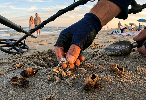 Metal Detectorist Saves Bride-to-Be’s Platinum-and-Diamond Engagement Ring