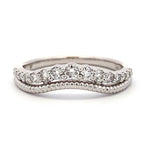 Curved Wedding Band by Allison-Kaufman, SKU 110-25769, view 4 — Moses Jewelers