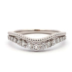 Curved Wedding Band by Allison-Kaufman, SKU 110-25769, main view — Moses Jewelers