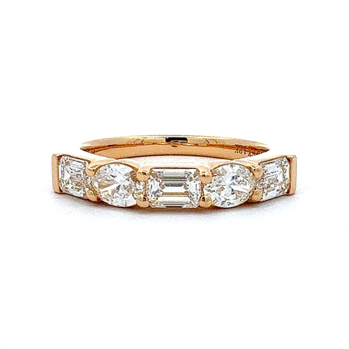 5-Stone Diamond Anniversary Band by Apex, SKU 120-08333, main view — Moses Jewelers