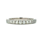 Diamond ring on a white background