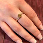 Fancy Brown-Yellow Diamond Ring by Stuller, SKU 130-00128, view 2 — Moses Jewelers