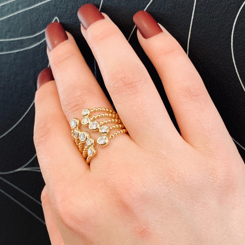 "Nutmeg" Cuff Ring by Gumuchian Fils Ltd, SKU 130-00135, view 2 — Moses Jewelers