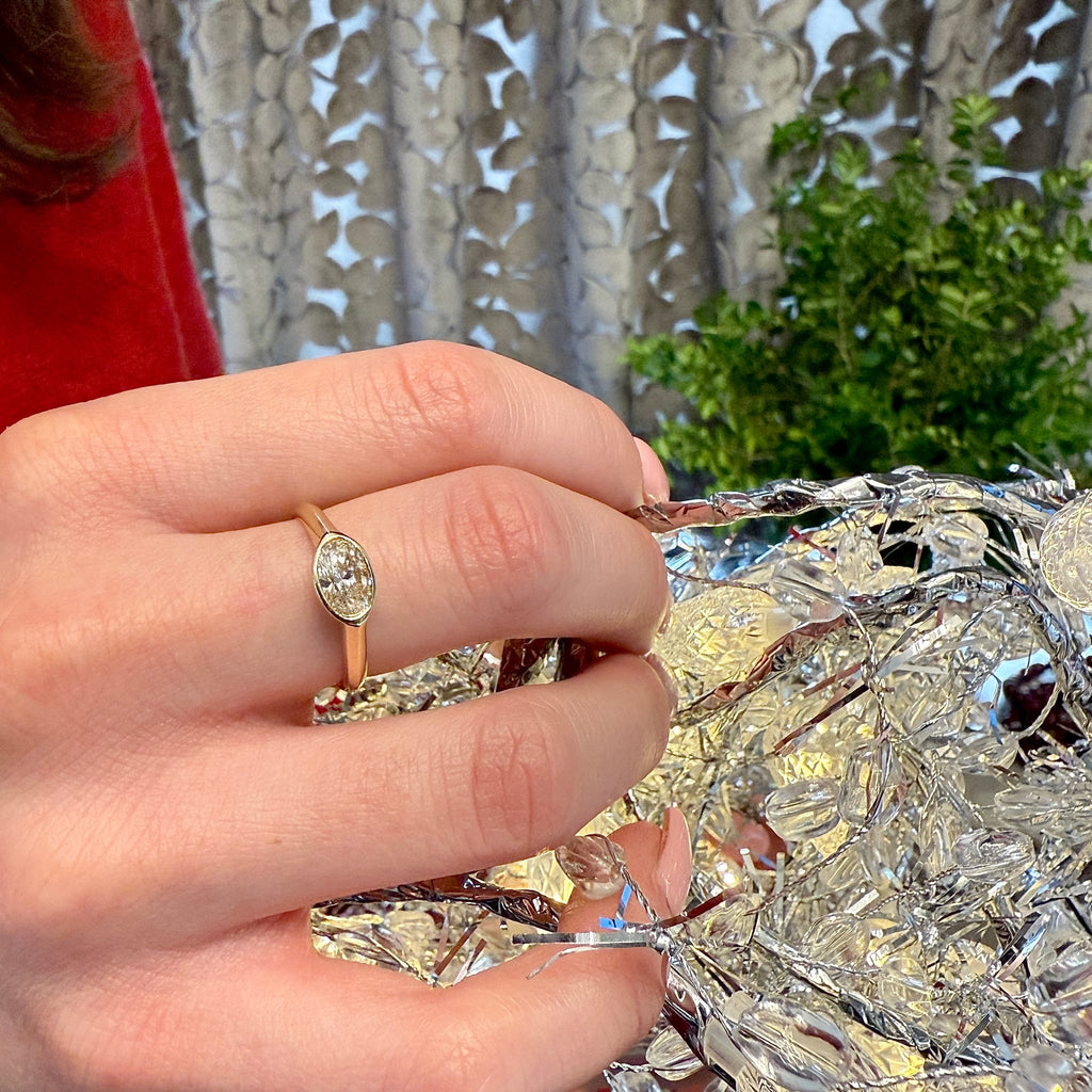 East-West Diamond Ring by Apex, SKU 130-00158, view 2 — Moses Jewelers