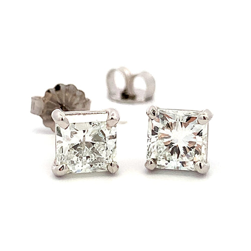 2.01 Carat TW Diamond Stud Earrings by Stuller, SKU 150-16900, main view — Moses Jewelers