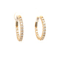 Inside-Out Diamond Hoop Earrings by Apex, SKU 150-16952, main view — Moses Jewelers