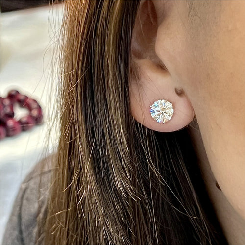3.15 Carat TW Internally Flawless Diamond Stud Earrings by Apex, SKU 150-16981, view 2 — Moses Jewelers
