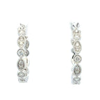 Diamond Hoops by Apex, SKU 150-17081, main view — Moses Jewelers