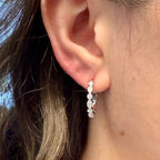 Diamond Hoops by Apex, SKU 150-17081, view 2 — Moses Jewelers