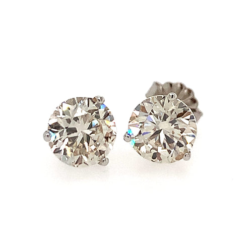 3.02 Carat TW Diamond Stud Earrings by Apex, SKU 150-17040, main view — Moses Jewelers