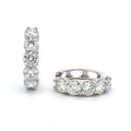 Diamond Huggie Hoop Earrings by Apex, SKU 150-17072, main view — Moses Jewelers