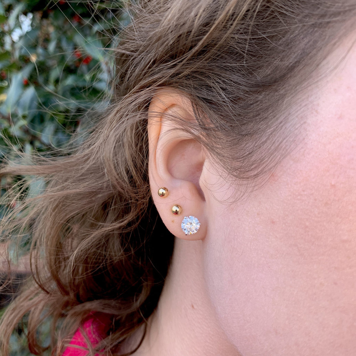 2.03 Carat TW Internally Flawless Diamond Stud Earrings by Apex, SKU 150-17079, view 2 — Moses Jewelers