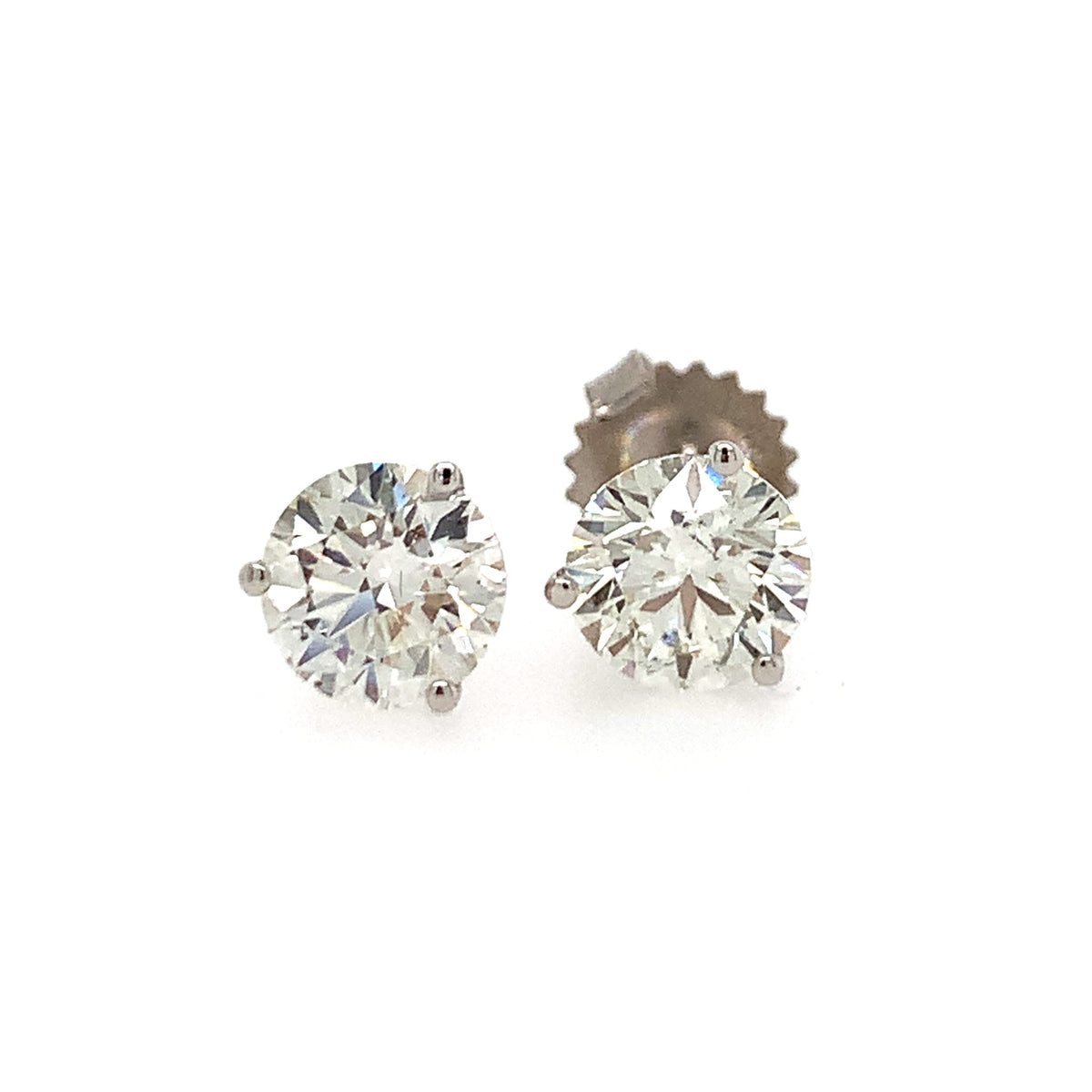 2.03 Carat TW Internally Flawless Diamond Stud Earrings by Apex, SKU 150-17079, main view — Moses Jewelers