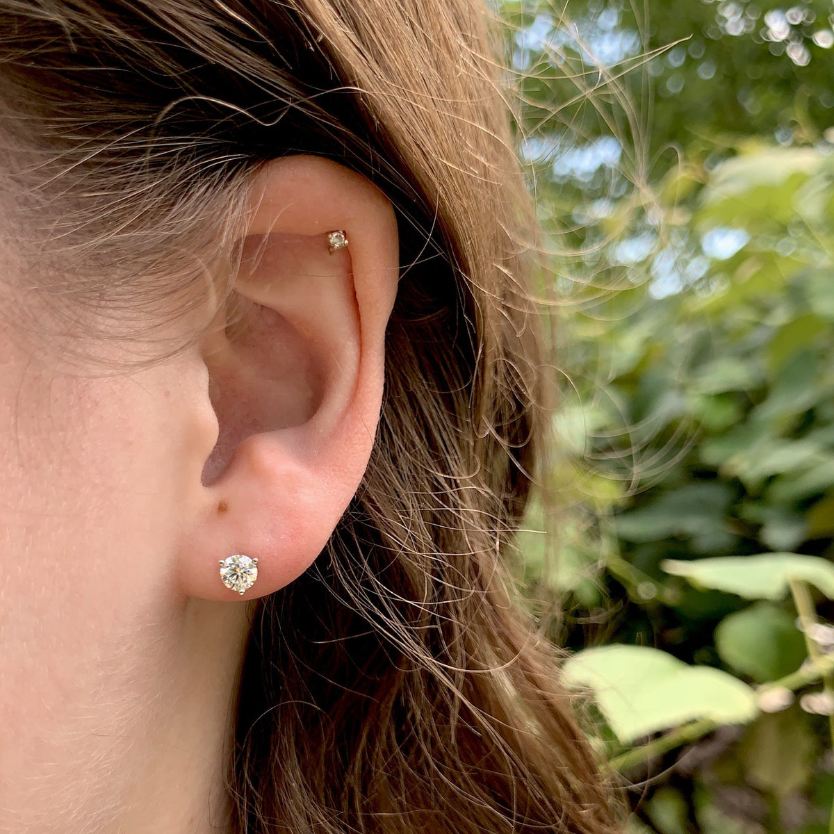 0.81 Carat TW Diamond Stud Earrings by Apex, SKU 150-17087, view 2 — Moses Jewelers