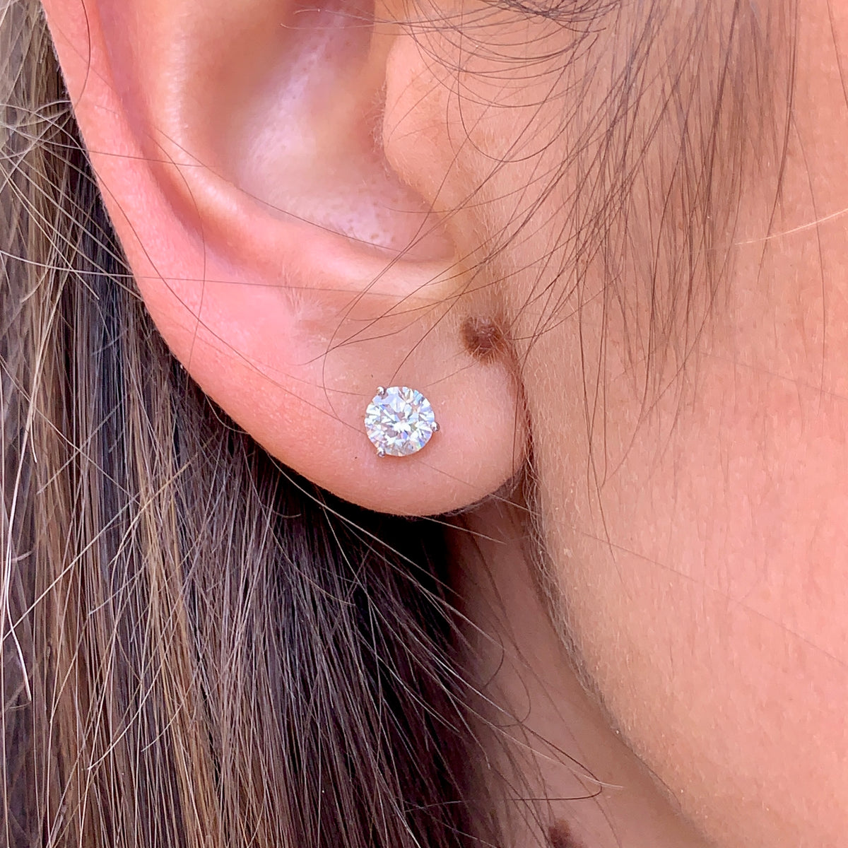 Lab-Grown 1.00 CT TW Diamond Studs