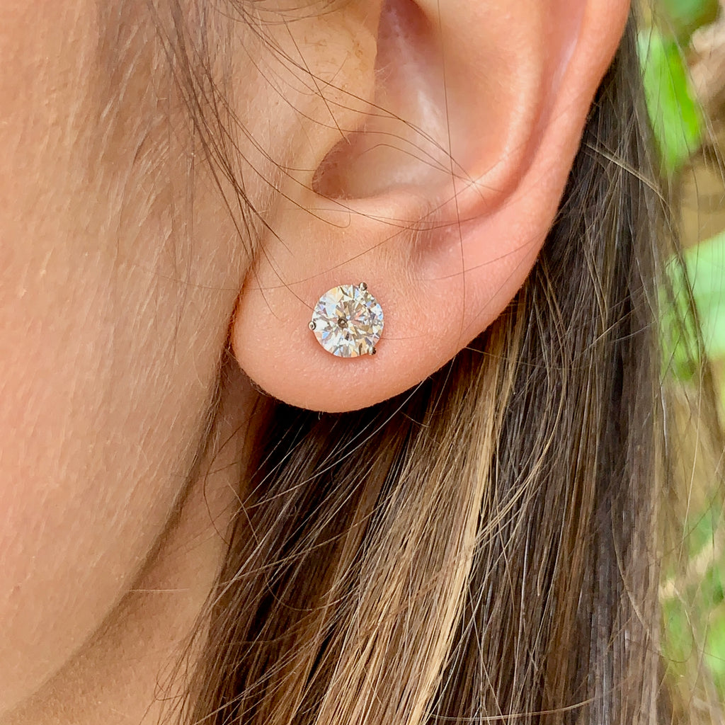 Lab-Grown 2.00 CT TW Diamond Studs