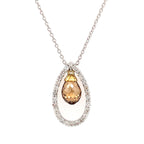 Fancy Brown Diamond Necklace by Apex, SKU 160-14544, main view — Moses Jewelers