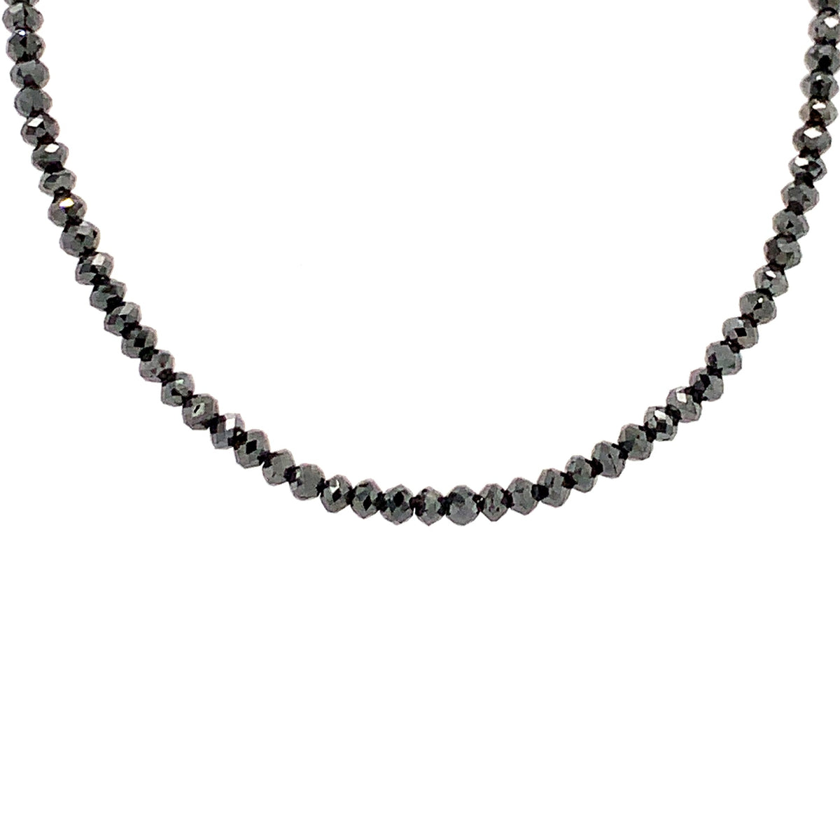 24 Carat TW Mirror Ball Black Diamond Beads by Manak Jewels, SKU 160-14750, main view — Moses Jewelers