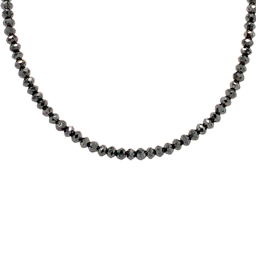 24 Carat TW Mirror Ball Black Diamond Beads by Manak Jewels, SKU 160-14750, main view — Moses Jewelers