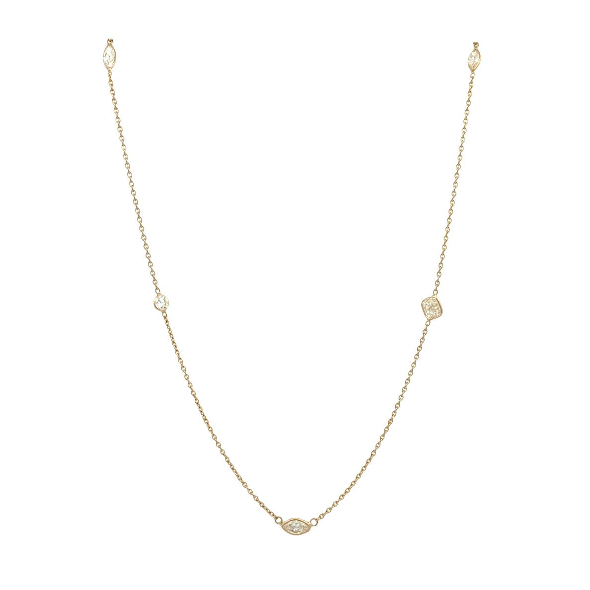 Diamonds by the Yard Necklace by Apex, SKU 160-14686, view 3 — Moses Jewelers