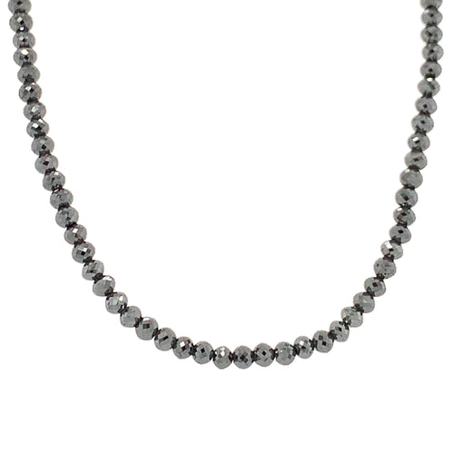 43 Carat TW Mirror Ball Black Diamond Beads by Manak Jewels, SKU 160-14737, main view — Moses Jewelers