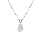 Internally Flawless Diamond Solitaire Necklace by Stuller, SKU 160-14700, main view — Moses Jewelers