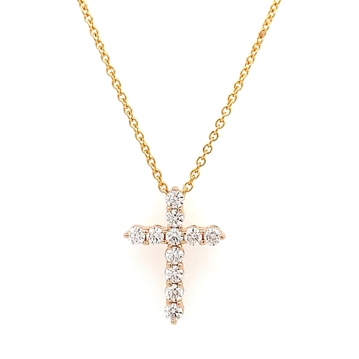 Diamond Cross Necklace by Apex, SKU 160-14751, main view — Moses Jewelers