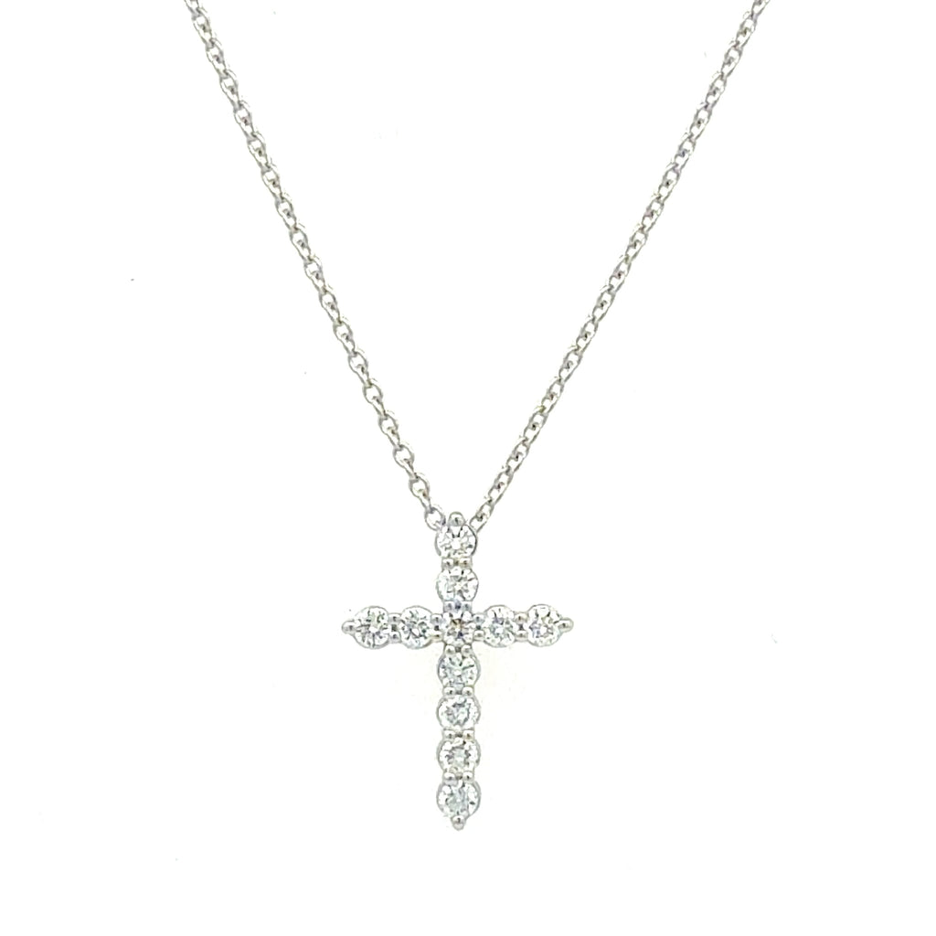 Diamond Cross Necklace by Apex, SKU 160-14752, main view — Moses Jewelers