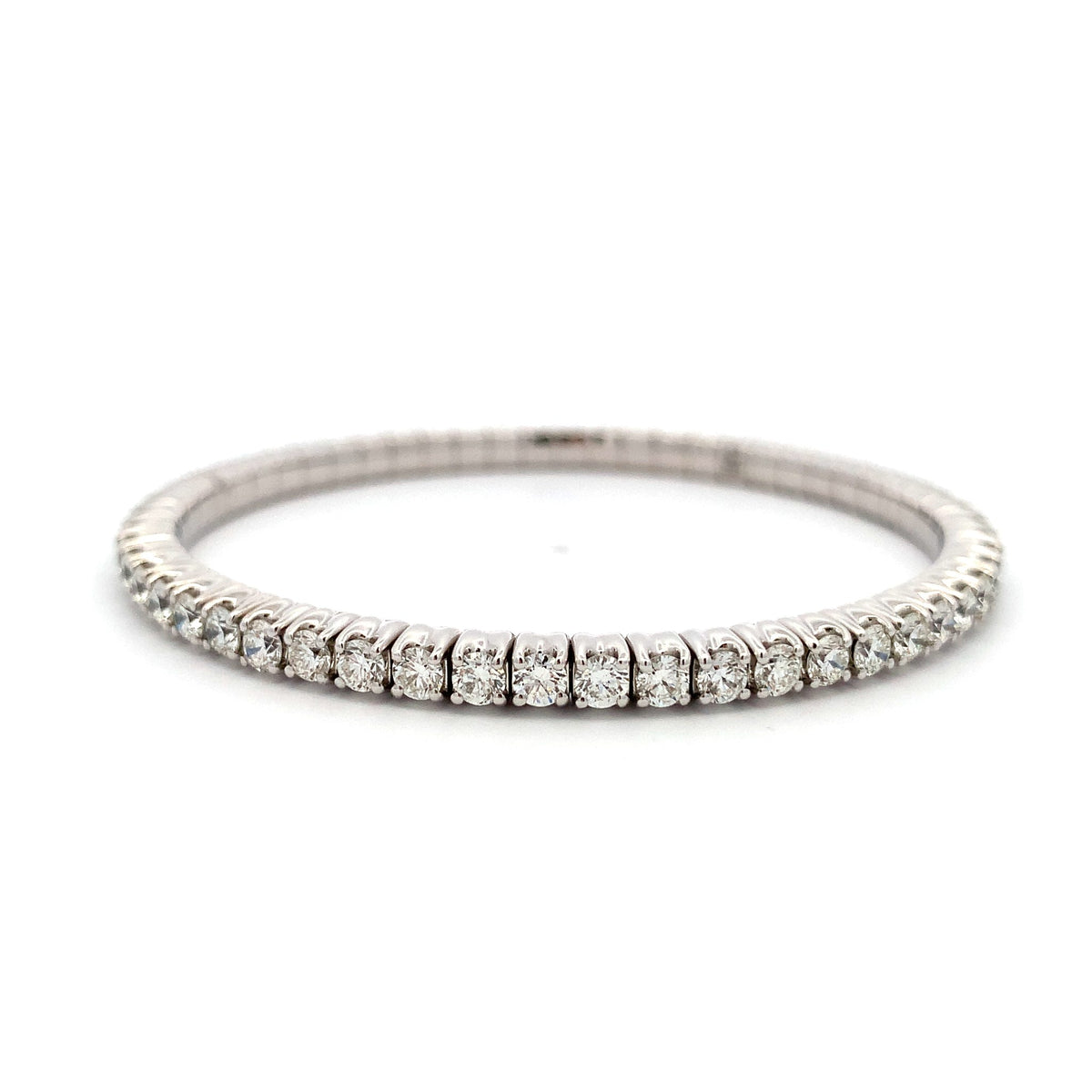 Diamond Stretch Bangle by Apex, SKU 170-03726, main view — Moses Jewelers