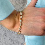 Fancy Cut Diamond Station Bracelet by Apex, SKU 170-03735, view 2 — Moses Jewelers