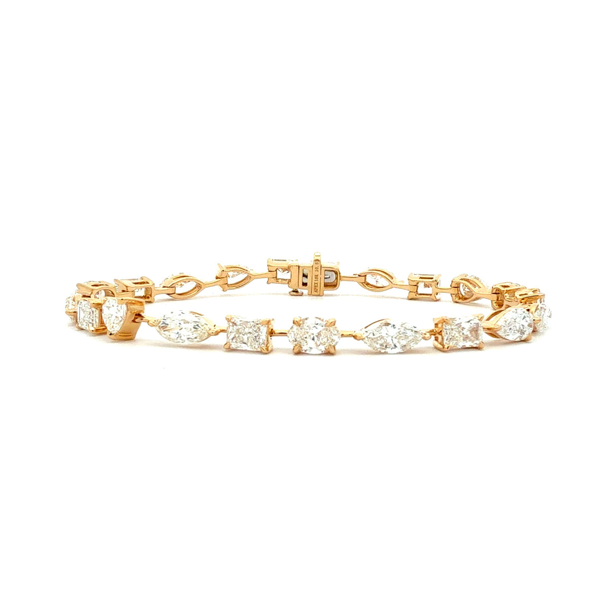 Fancy Cut Diamond Station Bracelet by Apex, SKU 170-03735, main view — Moses Jewelers