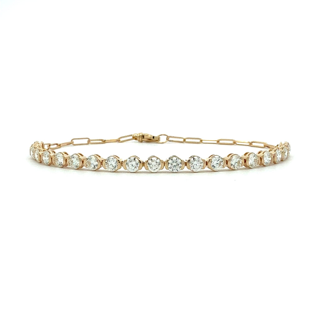 Diamond Half Tennis Bracelet by Apex, SKU 170-03768, main view — Moses Jewelers