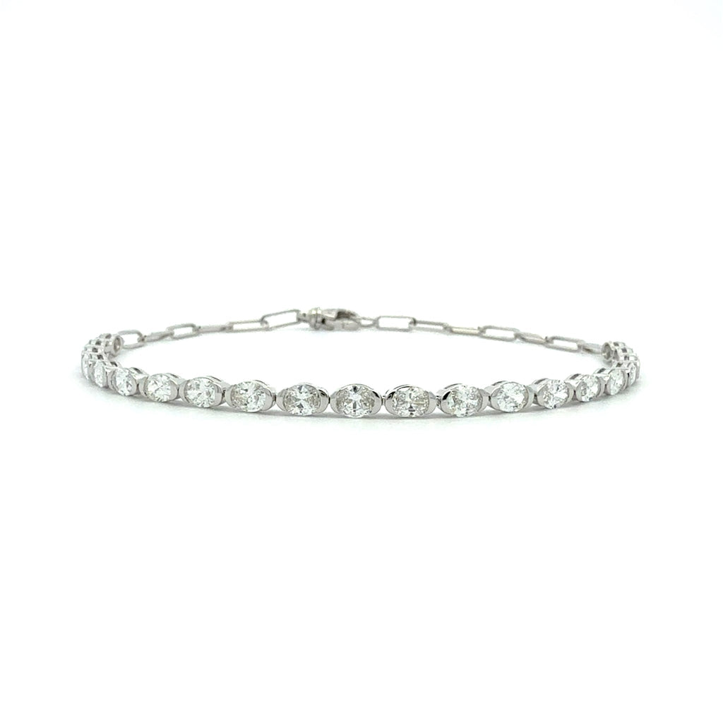 Diamond Half Tennis Bracelet by Apex, SKU 170-03772, main view — Moses Jewelers