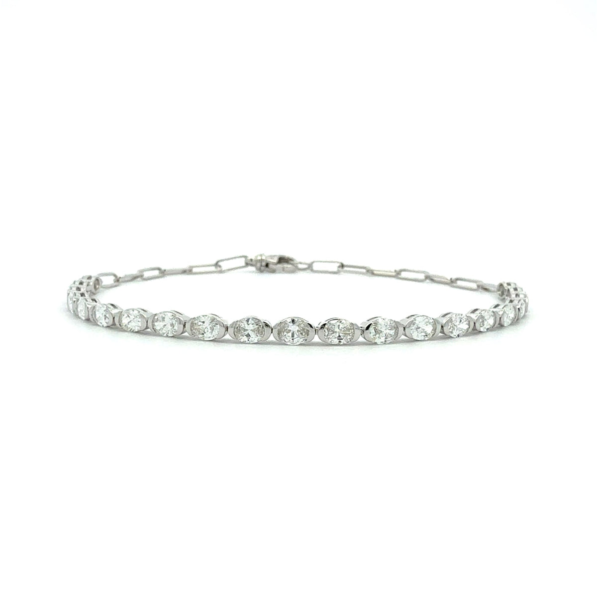 Diamond Half Tennis Bracelet by Apex, SKU 170-03772, main view — Moses Jewelers