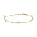 Diamond Station Bracelet by Allison-Kaufman, SKU 170-03774, main view — Moses Jewelers