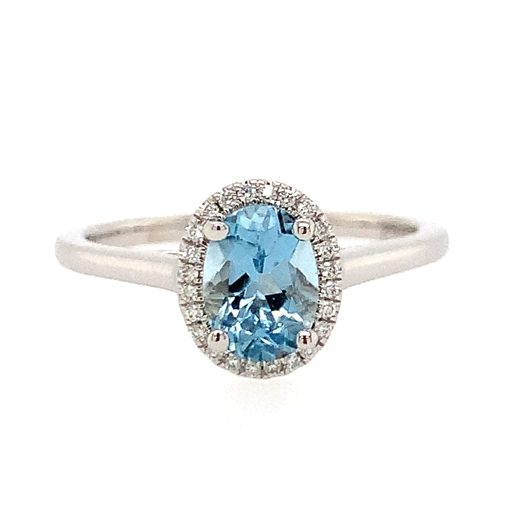 Aquamarine Ring by Coast Diamond, SKU 200-06961, main view — Moses Jewelers
