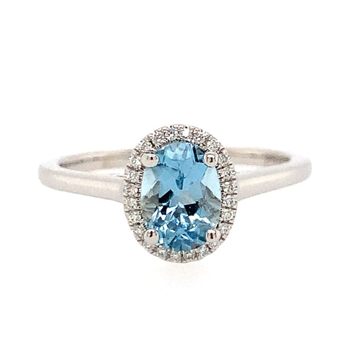 Aquamarine Ring by Coast Diamond, SKU 200-06961, main view — Moses Jewelers