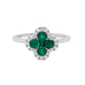 Emerald Ring by Artistry, Ltd, SKU 200-07032, main view — Moses Jewelers