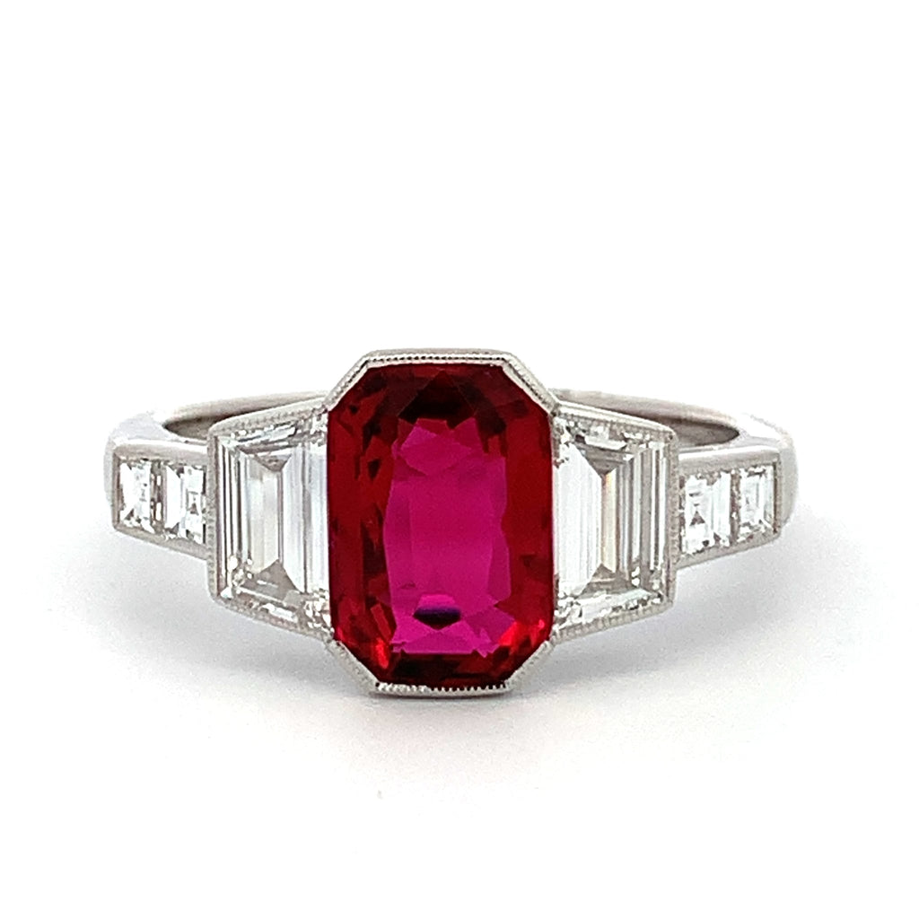 Ruby Ring by Joseph Dardashti, Ltd., SKU 200-07052, main view — Moses Jewelers