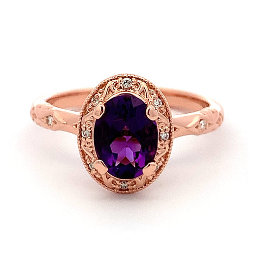 Amethyst Ring by Moses Street, SKU 200-07066, main view — Moses Jewelers