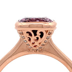 Purple-Pink Spinel Ring by Stuller, SKU 200-07091, view 3 — Moses Jewelers