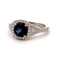 Violet Blue Spinel Ring