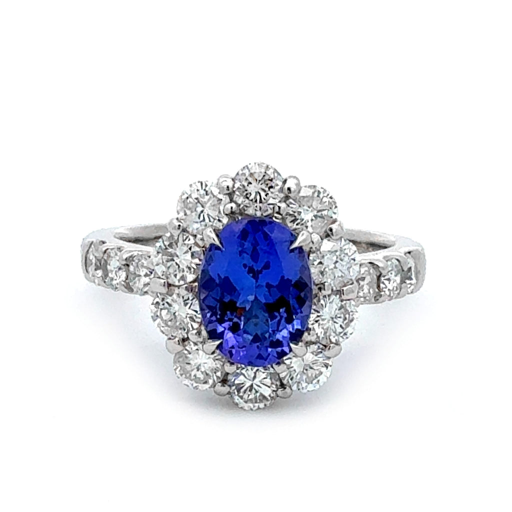 Tanzanite Ring by DG Jewelry Inc., SKU 200-07128, main view — Moses Jewelers
