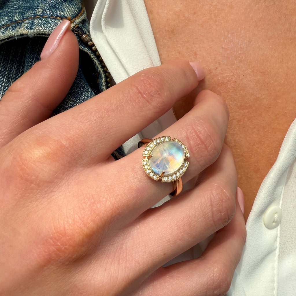 Moonstone Ring by Artistry, Ltd, SKU 200-07145, view 2 — Moses Jewelers