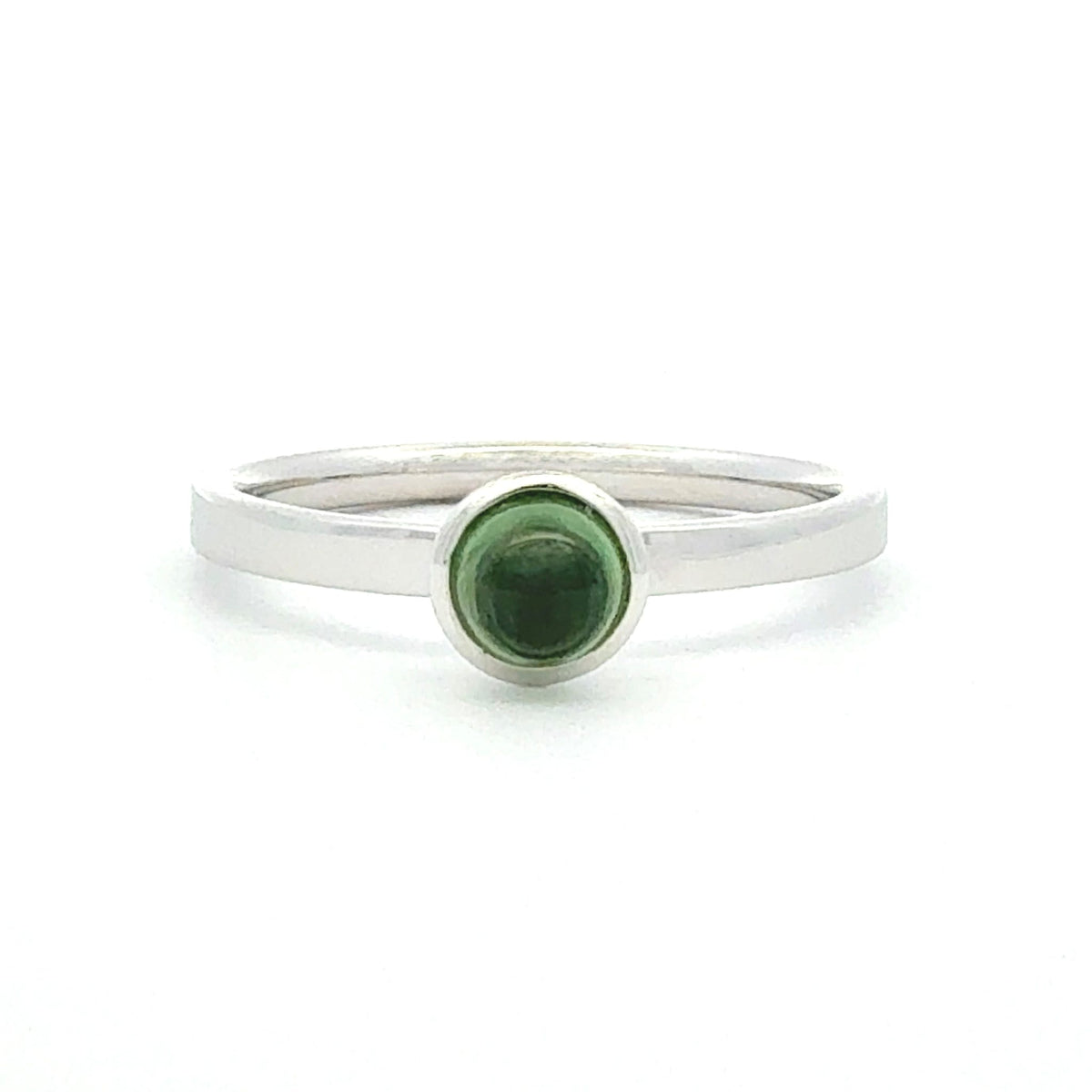 Green Sapphire Stack Ring by Michael Couch & Associates, SKU 200-07152, main view — Moses Jewelers