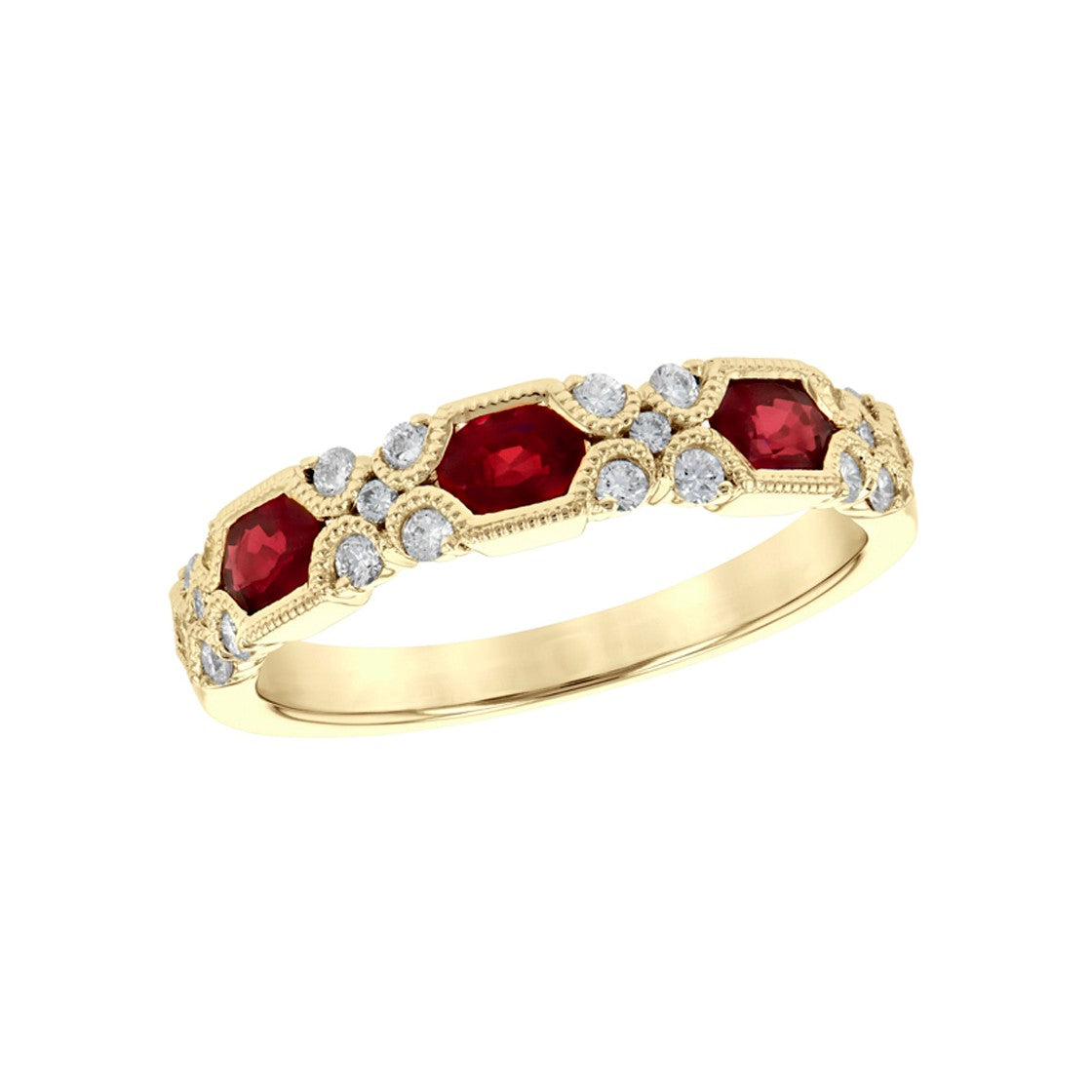 Stackable Ruby Ring by Allison-Kaufman, SKU 200-07156, main view — Moses Jewelers