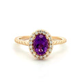 Amethyst Ring by Stuller, SKU 200-07180, main view — Moses Jewelers