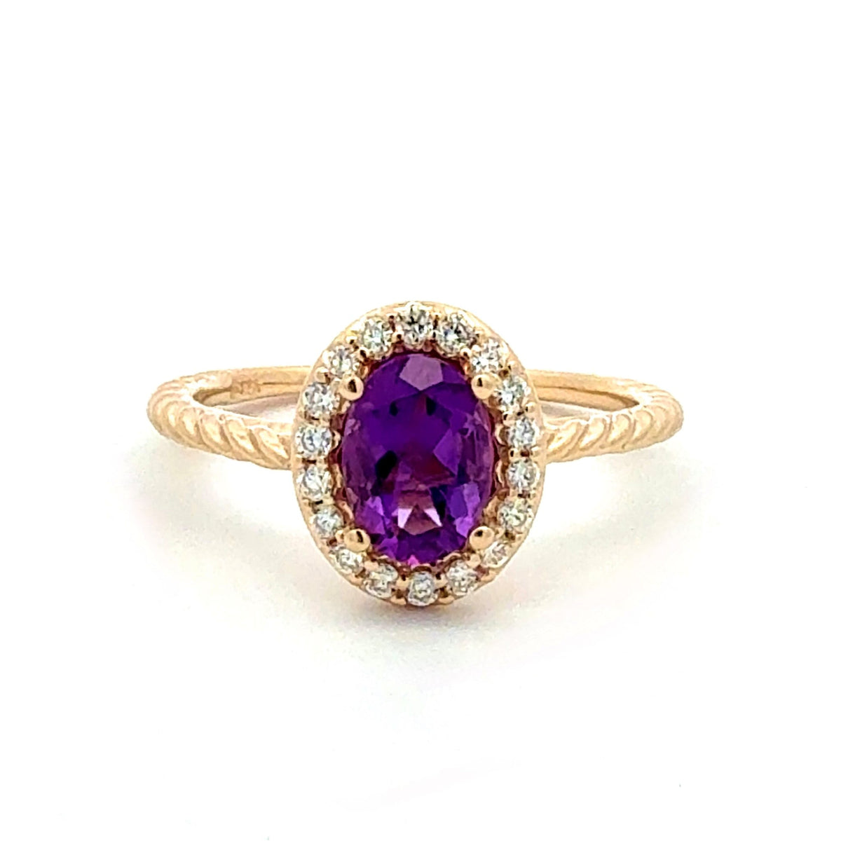 Amethyst Ring by Stuller, SKU 200-07180, main view — Moses Jewelers